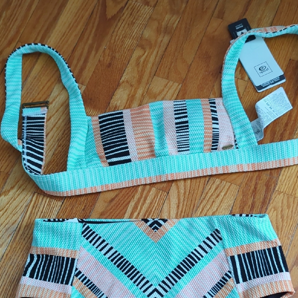 Rip Curl Multicolor Geometric Bikini
